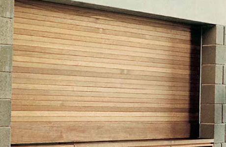 Wood Counter Shutters overhead doors