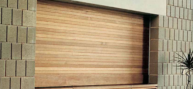 Wood Counter Shutters overhead doors