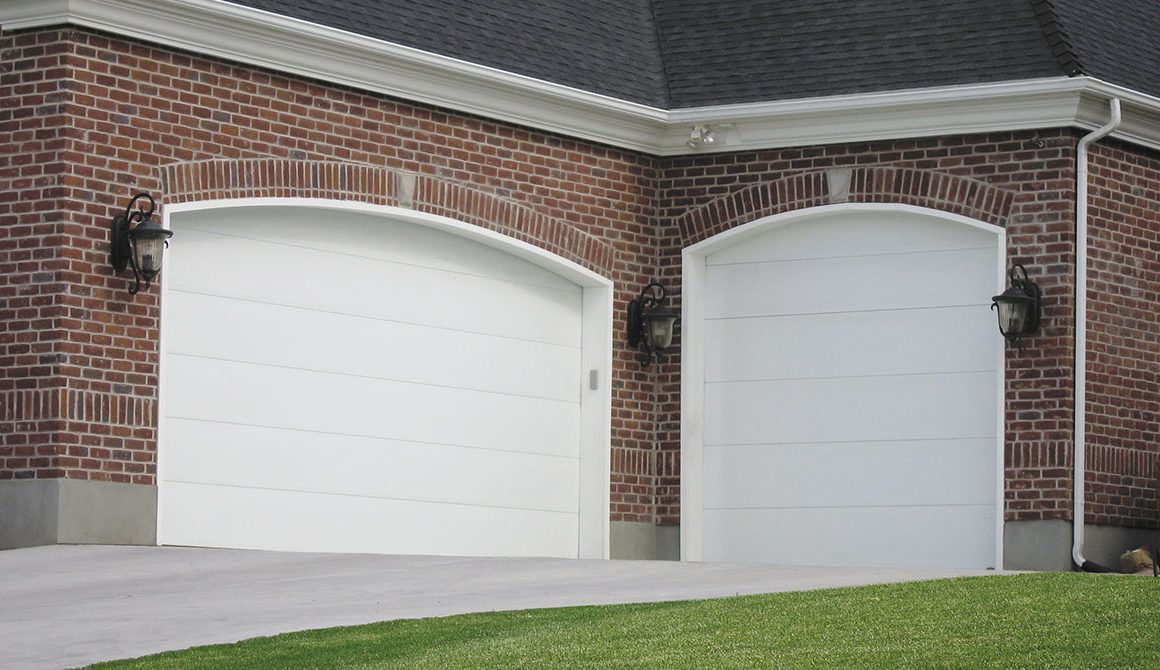 Flush garage doors