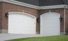 Flush garage doors