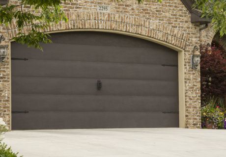 Flush garage doors