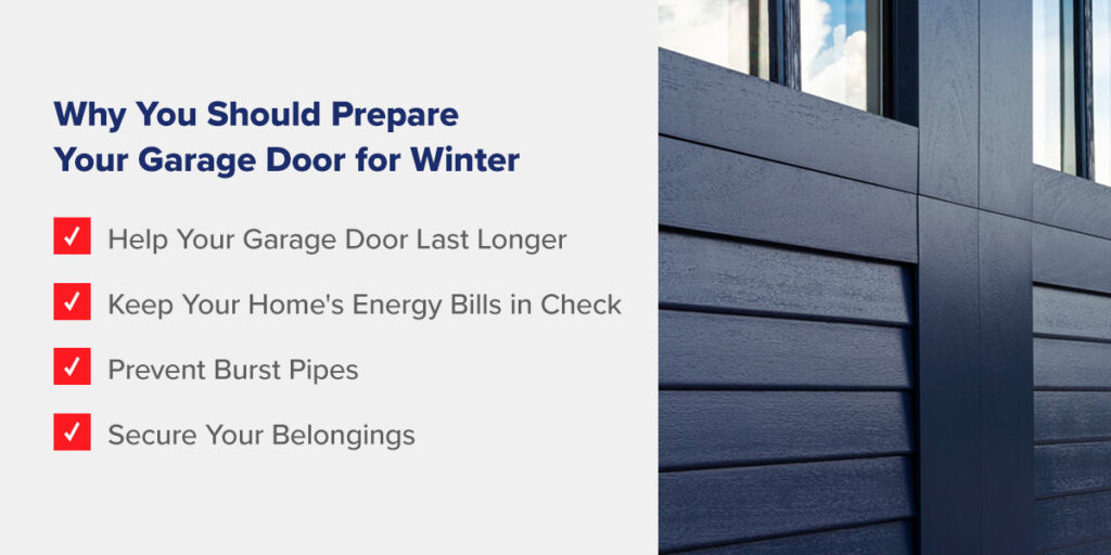 Why You should prepare your garage door for winter