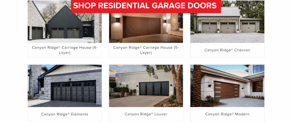 residential garage doors